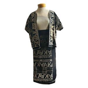 Vintage Alpha Kappa Alpha Sorority Custom Wrap Outfit Danielle‎ Designs Hawaii